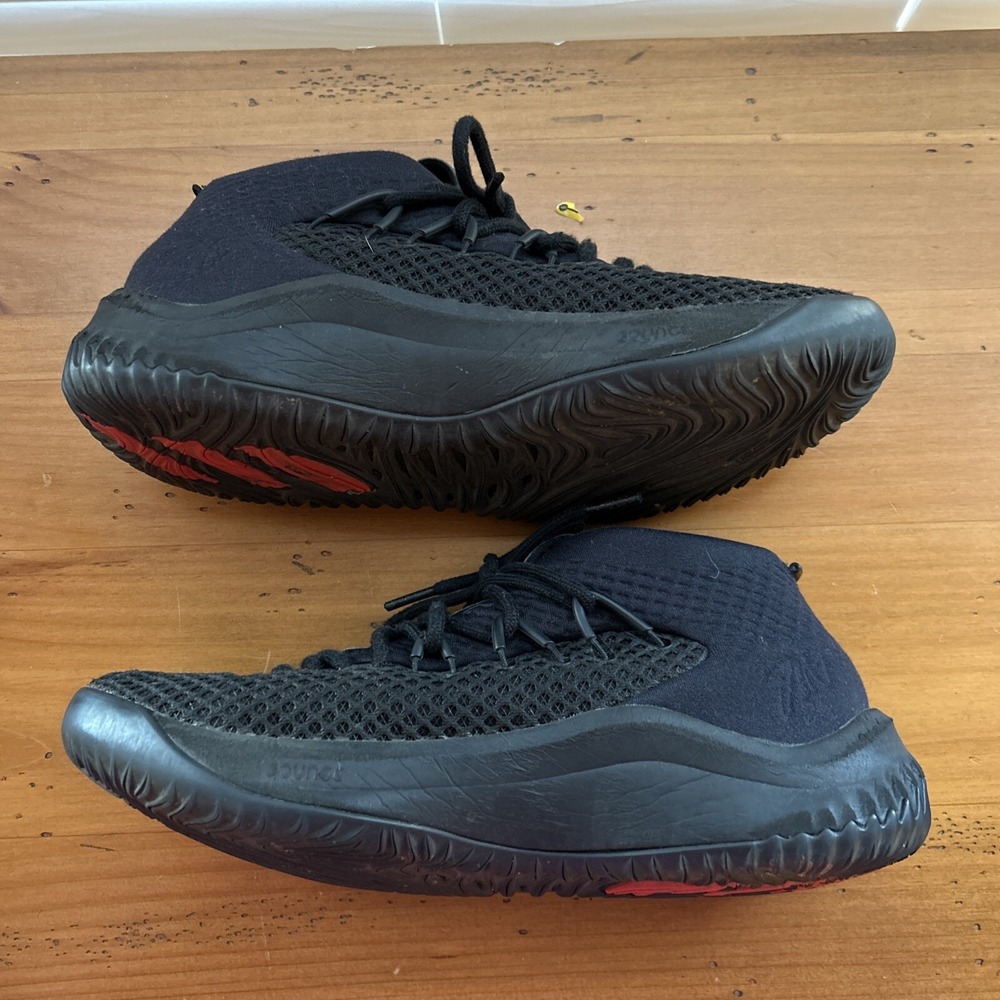 Adidas Dame 4 Basketball Shoes Black Men's Size 7 - Picture 3 of 9